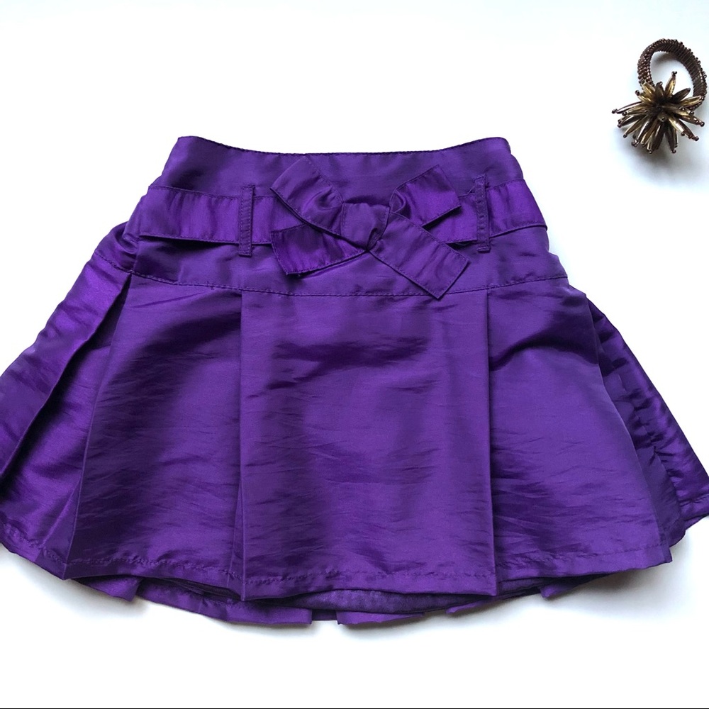 Gap Purple Pleated Full Skirt - Girls 2
